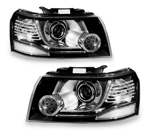 Par Farol Freelander 2 2006 A 2013 D3s Led Cromada 12 Pinos