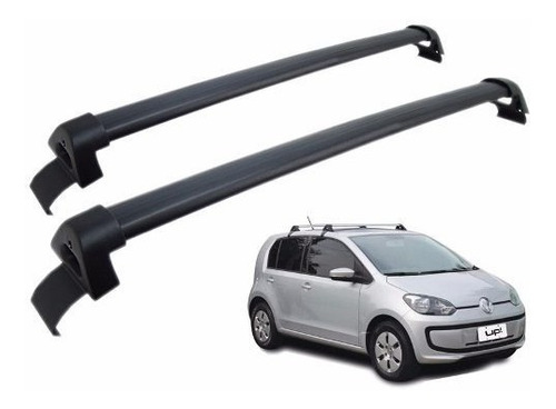 Rack Vw Up 4 Portas - Bagageiro De Teto Projecar Cor Preta