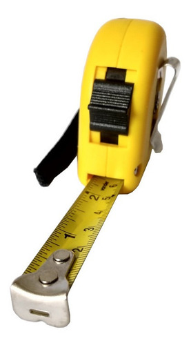 Trena Fita 3 M X 12,5 Mm Em Aço C/ Trava, Ponta Metálica