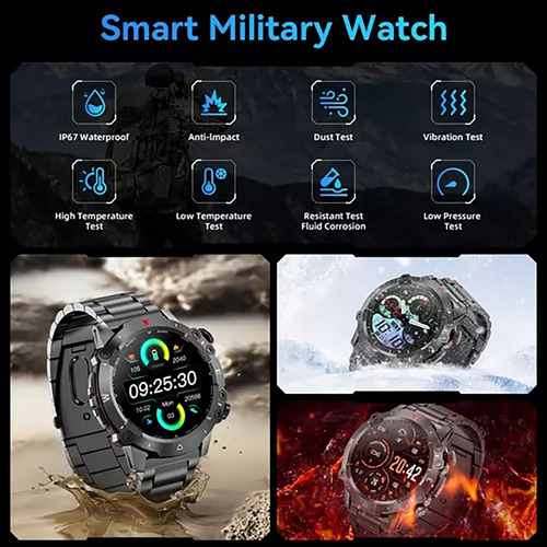 Ak56 Pro Smartwatch Bluetooth Llamada Ip67 Para Huawei Ios