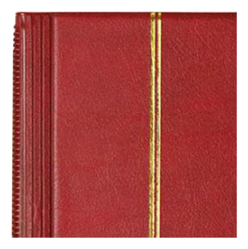 2 Lbum De Sellos Carpeta De 10 Hojas (20 Páginas) Rojo