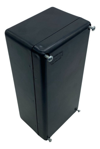 Caixa Plástica De Passagem Preta Ip44 190x90x70mm - 1 Pç