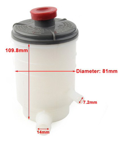 . For Honda Accord 08-12 Power Steering Pump Reservoir Tank