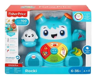 Muñeco Fisher Price Rocki Aprende Baila Roki Juguete Bebe Nv