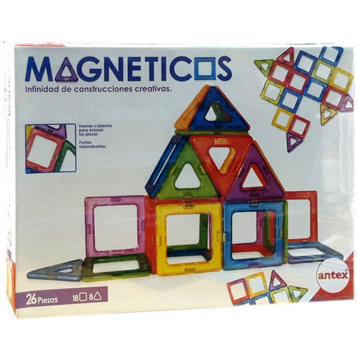 Magneticos 26 Piezas Plasticas Con Iman Antex Mundo Manias