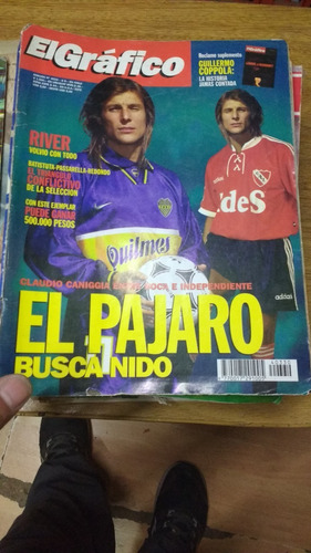 El Grafico 4033 Boca Claudio Caniggia 1997 Batistuta Redondo