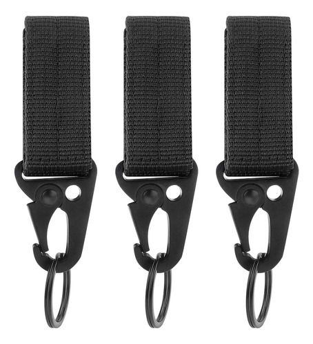 Bluestraw Tactical Gear Clip Nylon Belt Keychain Edc Molle W