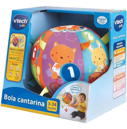 Pelota Didactica De V-tech Para Bebe Cantarina Con Musica