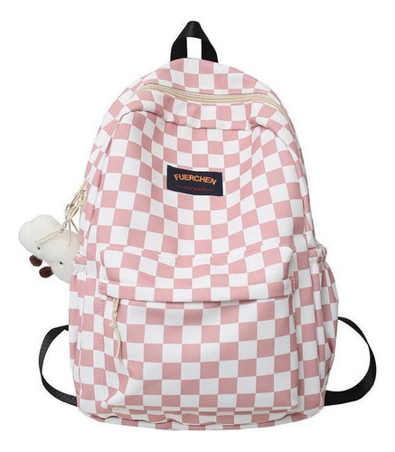 Mochila De Tablero De Ajedrez For Estudiantes De Gran Capac