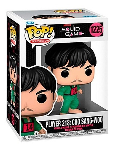 Funko Pop Television Squid Game Player 218 Sang-woo #1225 At