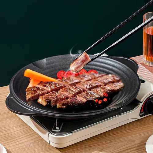 Grelha Para Churrasco, Chapa De Alumínio Fundido, Leve,