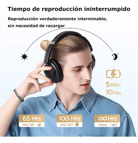 Audífonos Bluetooth Con Micrófono 1more Sonoflow Pro