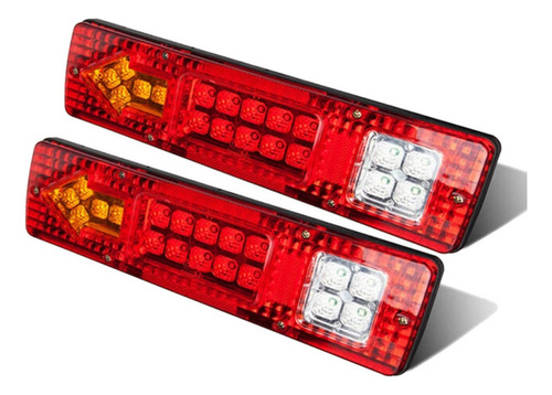 2pcs Coche 19 Led Luz Trasera Impermeable Remolque Camión Tu