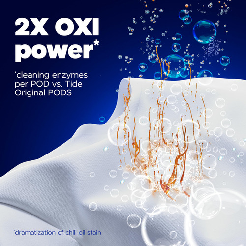 Cápsulas De Detergente Para Roupa Tide Oxi Boost Power 45 Un