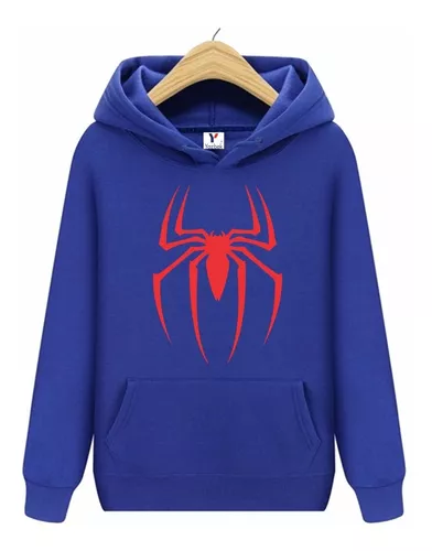 Sudadera Spiderman Azul Marino