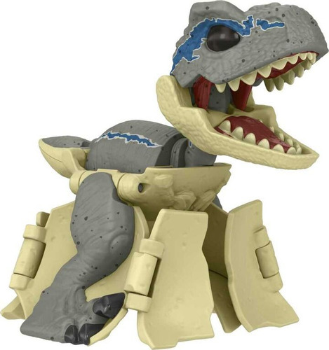 Jurassic World Transformable Huevo A Dino Velociraptor Blue