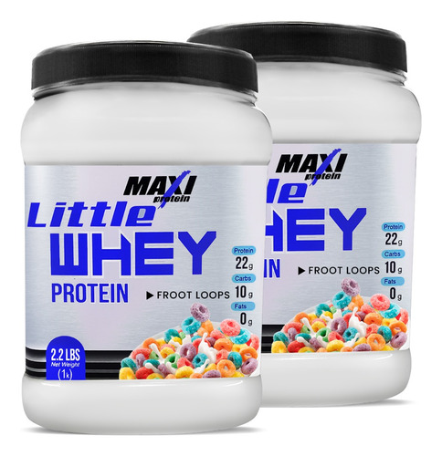 Suplemento Polvo Proteína Maxi L 1kg Pack 2 Pzs Frotlops
