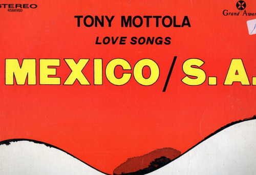 Tony Mottola  -   Canciones De Amor           Mexico / S. A.