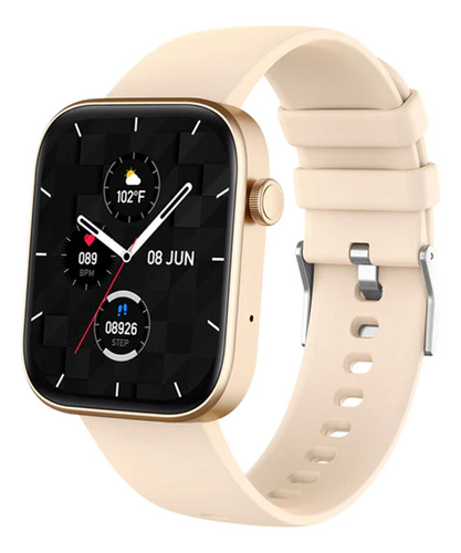 Reloj inteligente Smartwatch Colmi P71 Call Bt 5.1 con pantalla de 1,9 pulgadas, color dorado