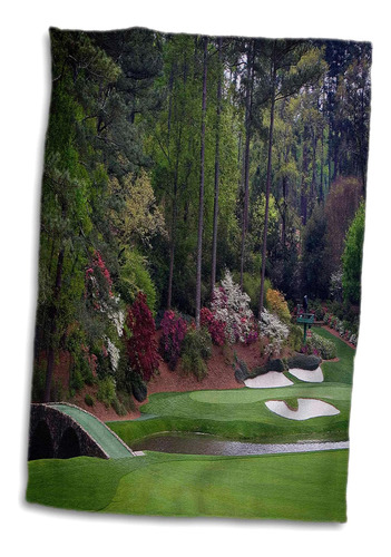 Campo De Golf 3d Rose Augustas Amen Corner, Golfistas En Bri