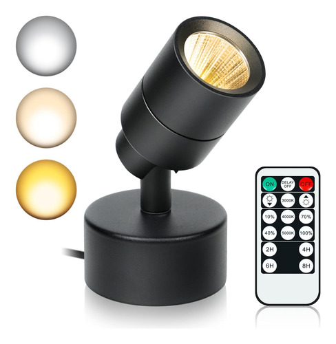 Focos Led Interiores, 3 W Interiores Control Remoto Reg...