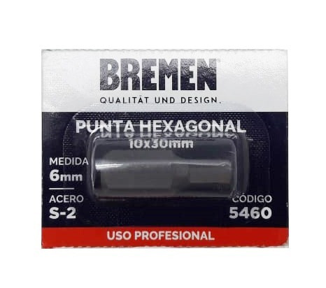 Punta Allen M-6  Bremen 5460 Encastre 10 Mm X 30 Mm Largo