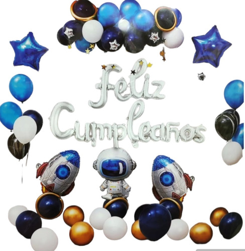 Decoración Cumpleaños Niño Temática Astronauta