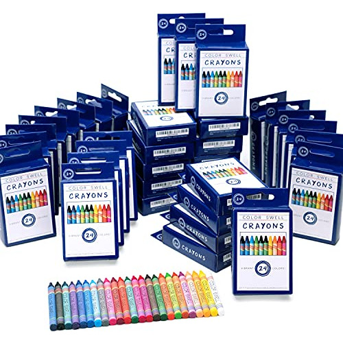 Paquetes De Crayones A Granel: 36 Cajas De 24 Crayones ...