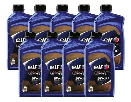 comprar Kit 9 Elf Full Tech 5w30 Evolution 100% Sintético Com Dpf