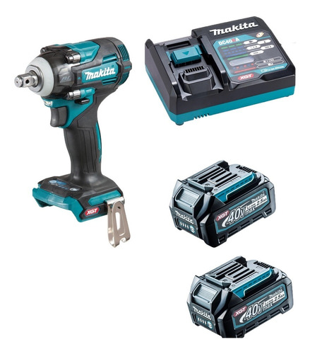 Chave De Impacto 40v Tw004gz Makita 2bat 2,5ah 40v Carregad