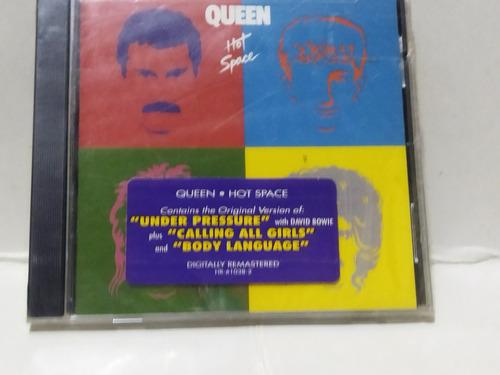 Queen - Hot Space Disco Cd Sin Uso En Perfectas Condiciones