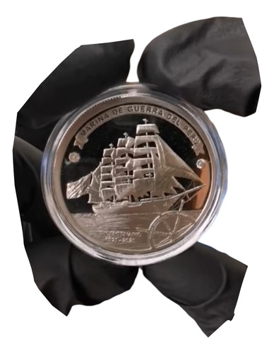 Moneda De Plata Huáscar Nueva Con Su Certificado