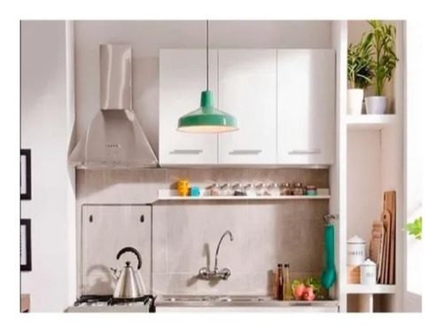 Imagen 6 de 9 de Mueble Alacena Amube Trento 5297 120x60cm Blanca Melamina