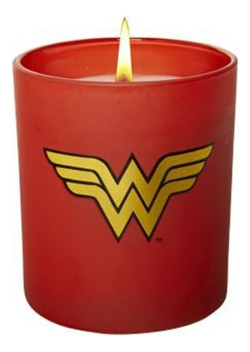 Vela Dc Comics: Wonder Woman Incluye Vaso Colección