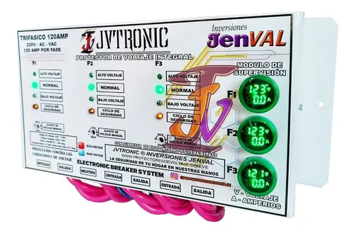 comprar Protectores De Voltaje Toda La Casa Trifasico 120am Jvtronic