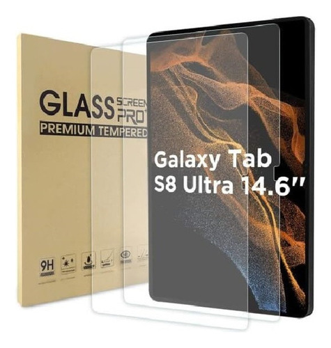 Protector De Pantalla Vidrio Templado @ Galaxy Tab S8 Ultra 