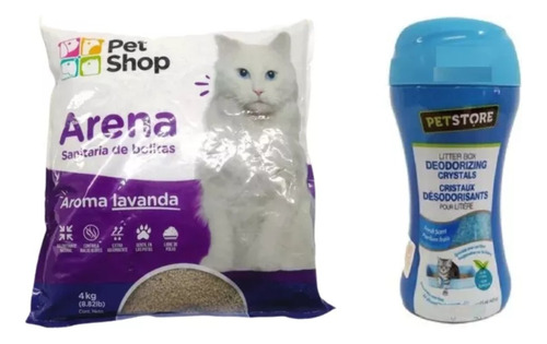 Arena Para Gato X4kg+cristales