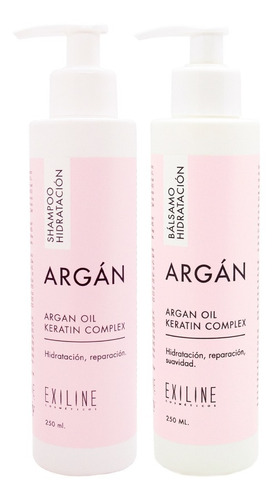 Exiline Kit Argán Shampoo + Acondicionador 250ml Local