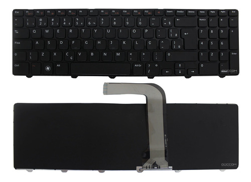 Teclado Dell Inspiron 15r N5110 06kejr Abnt Br Com Ç Novo