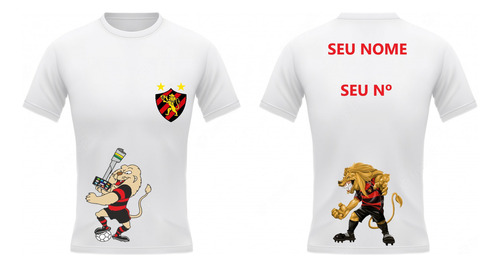 Camisa Do Sport Recife Seu Nome Seu Numero Personalizad Full