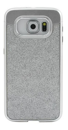 . Funda Prodigee Sparkle Para Samsung S6 Plata