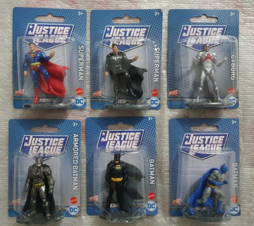Figuras Microo Mattel De Super Heroes Superman Cybor Mattel