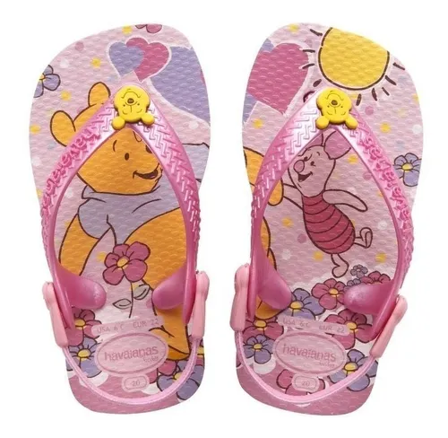 Chinelo Havaianas Infantil Baby Ursinho Pooh