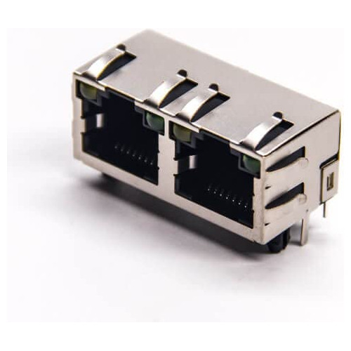 Dip Angulo Recto Red Modulo Dual Rj45 30 Pieza Para Montaje