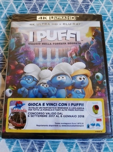 Blu Ray 4k Os Smurfs A Vila Perdida Duplo Áudio E Leg. Pt
