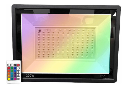 Reflector Led Rgb 200w Con Control Remoto