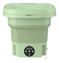 Comprar Mini Lavarropas Lavadora Plegable Portátil Para Ropa 8 Lt
