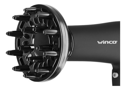 Imagen 4 de 4 de Secador de pelo Winco W98 negro 220V