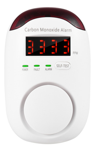 Monitor De Detector De Monóxido De Carbono Tipo Enchufable C