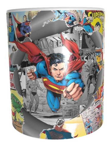 Taza Comics Coleccionable Superman Dc Comics #11